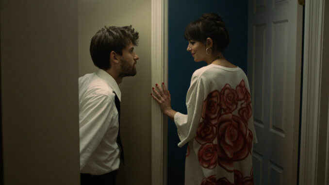 Cha Cha Real Smooth – Still 1 Dakota Johnson appears in 'CHA CHA REAL SMOOTH' directed by Cooper Raiff, an official selection of the U.S. Dramatic Competition at the 2022 Sundance Film Festival. Courtesy of Sundance Institute.